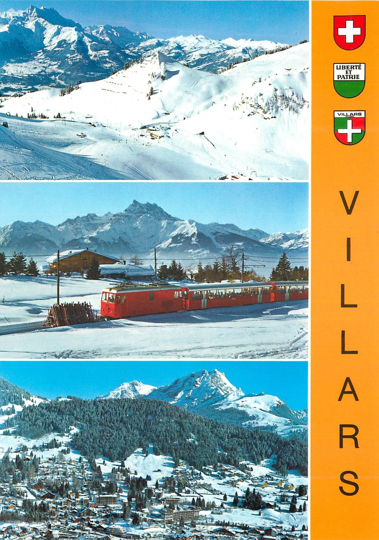 CPM Villars Villars Chesieres Col de Bretaye Alpes Vaudoises