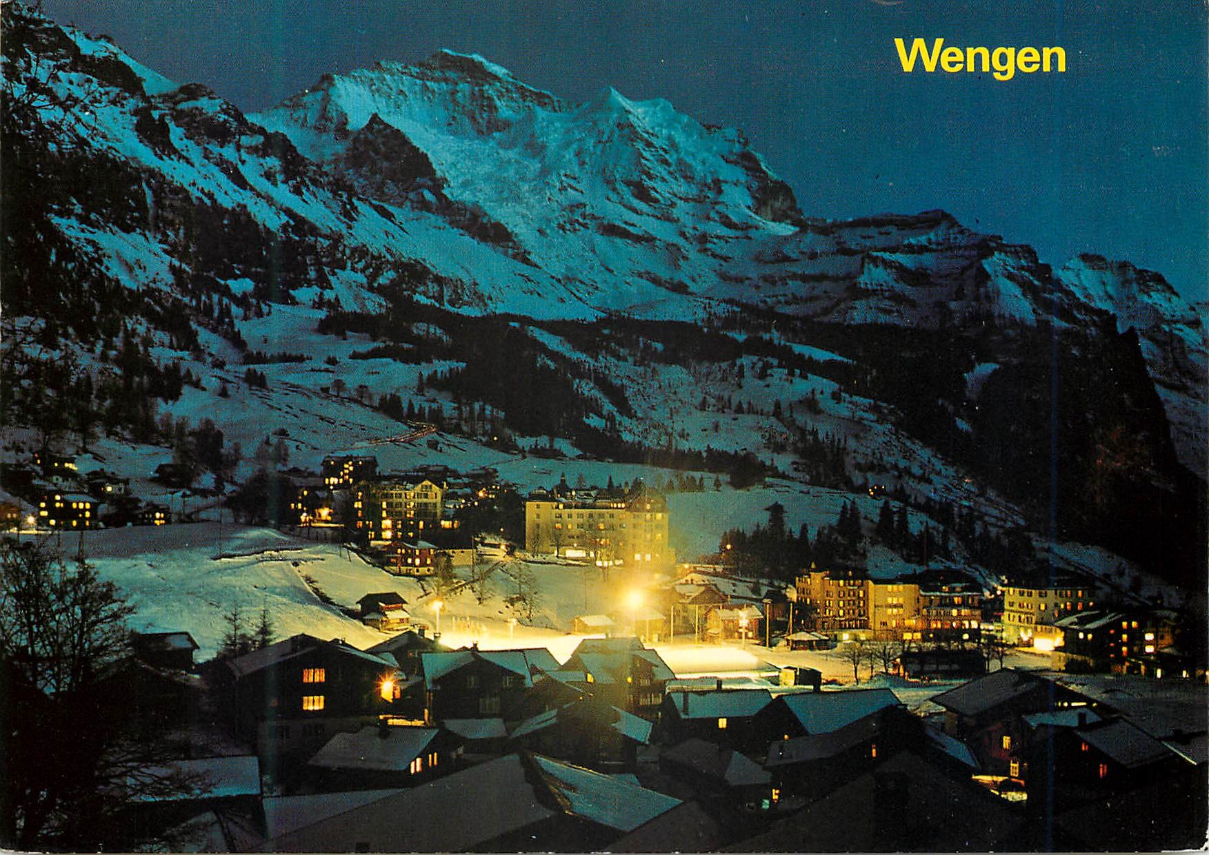 CPM Wengen mit Jungfrau Wengen Ihr Wanderparadies