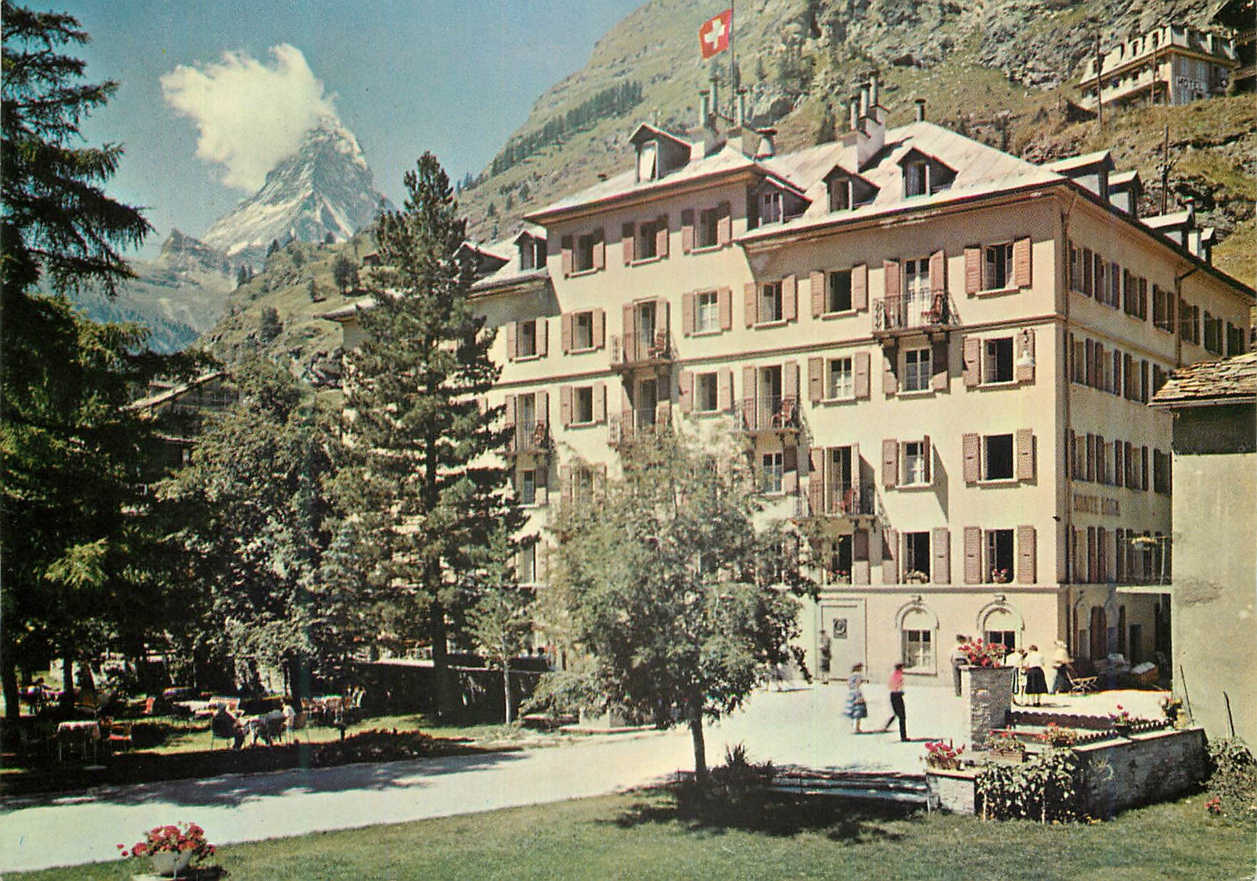 CPM Seilers Hotel Monte Rosa Zermatt Wohnliche Atmosphare und traditionelle Gastlichkeit Garten Sommer und Wintersaison