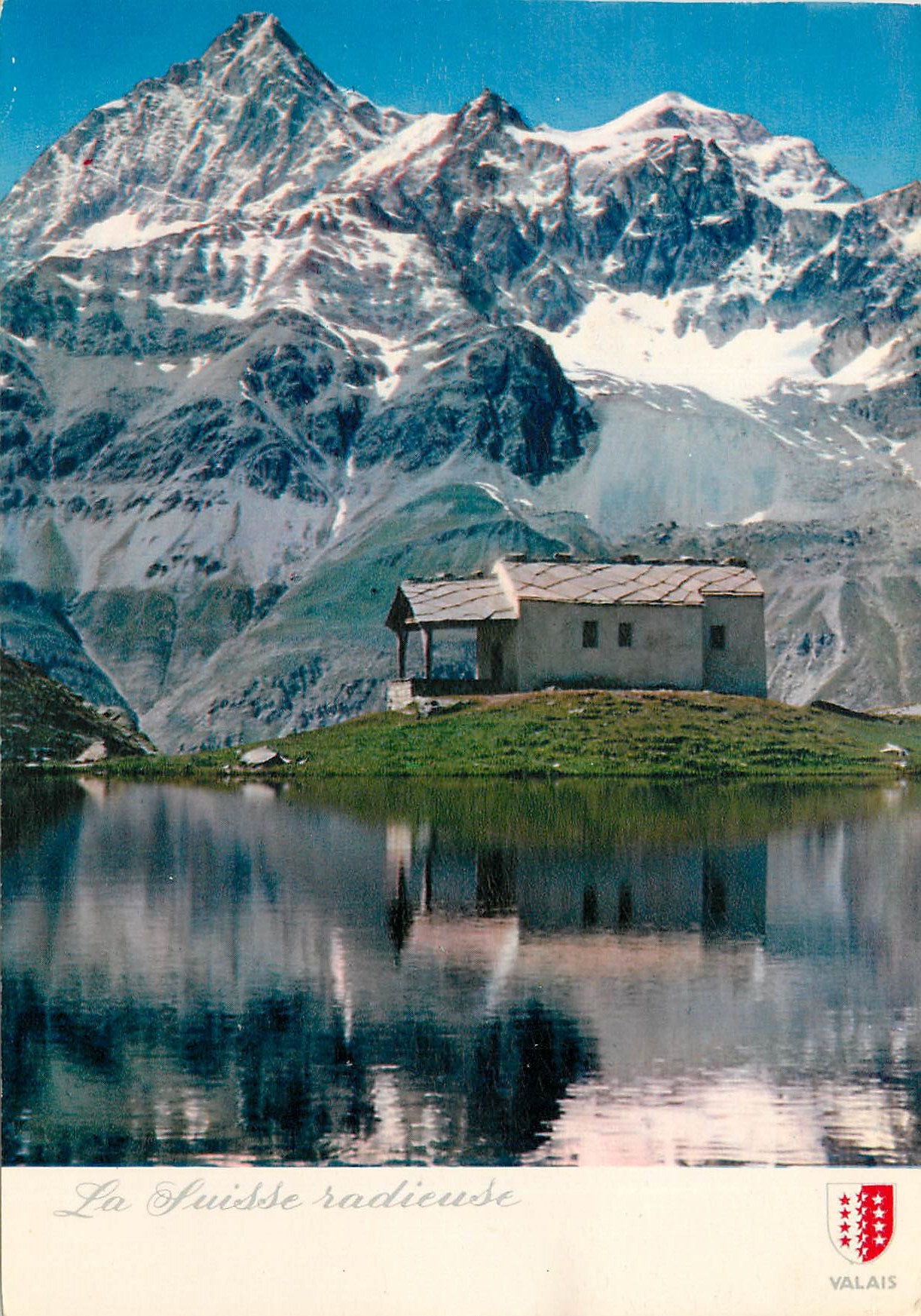 CPM Le Chapelle du lac Noir sur Zermatt et la Dent Blanche Am Schwarzsse uber Zermatt und Dent Blanche