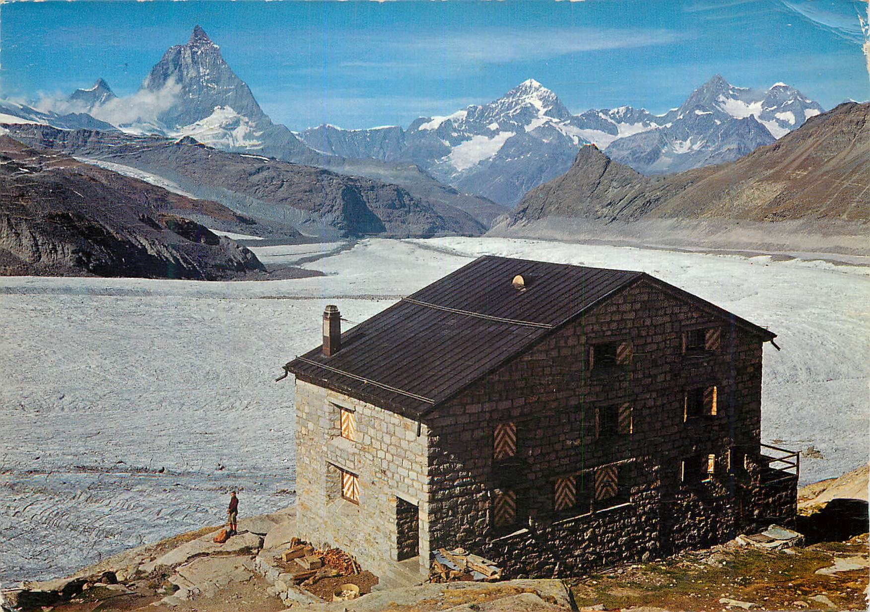 CPM Zermatt Monte Rosa Huite S A C Matterhorn Dt Blanche Obergabelhorn Zermatt am Matterhorn Ferien Nach Mass