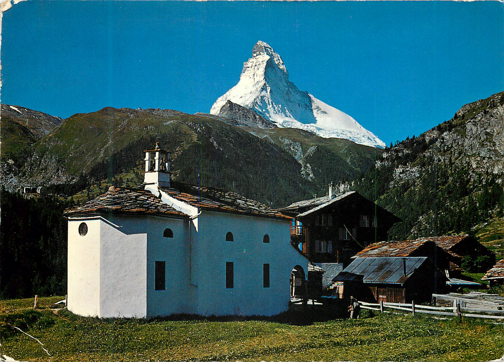 CPM Zermatt Kapelle Winkelmatten Matterhorn Mt Cervin Zermatt am Matterhorn Ferien nach Mass