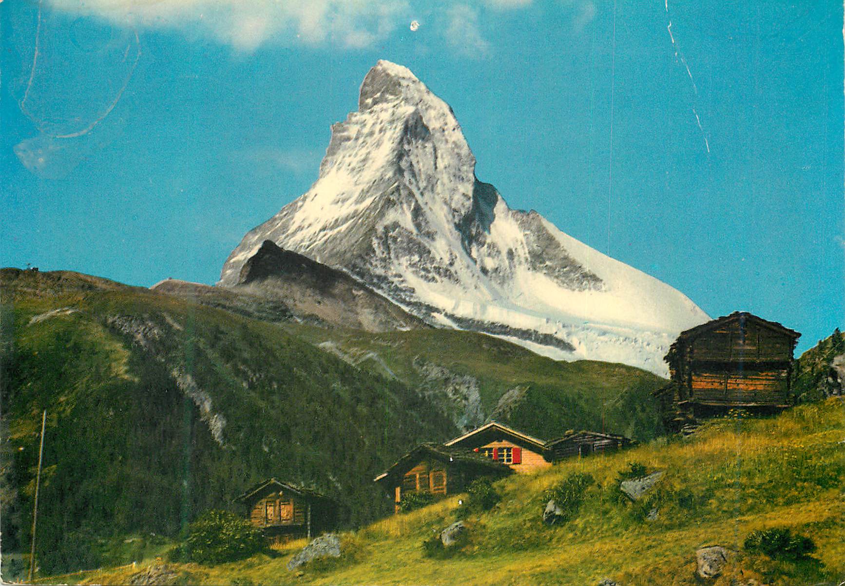 CPM Winkelmatten bei Zermatt Mit Matterhorn Helvetia 