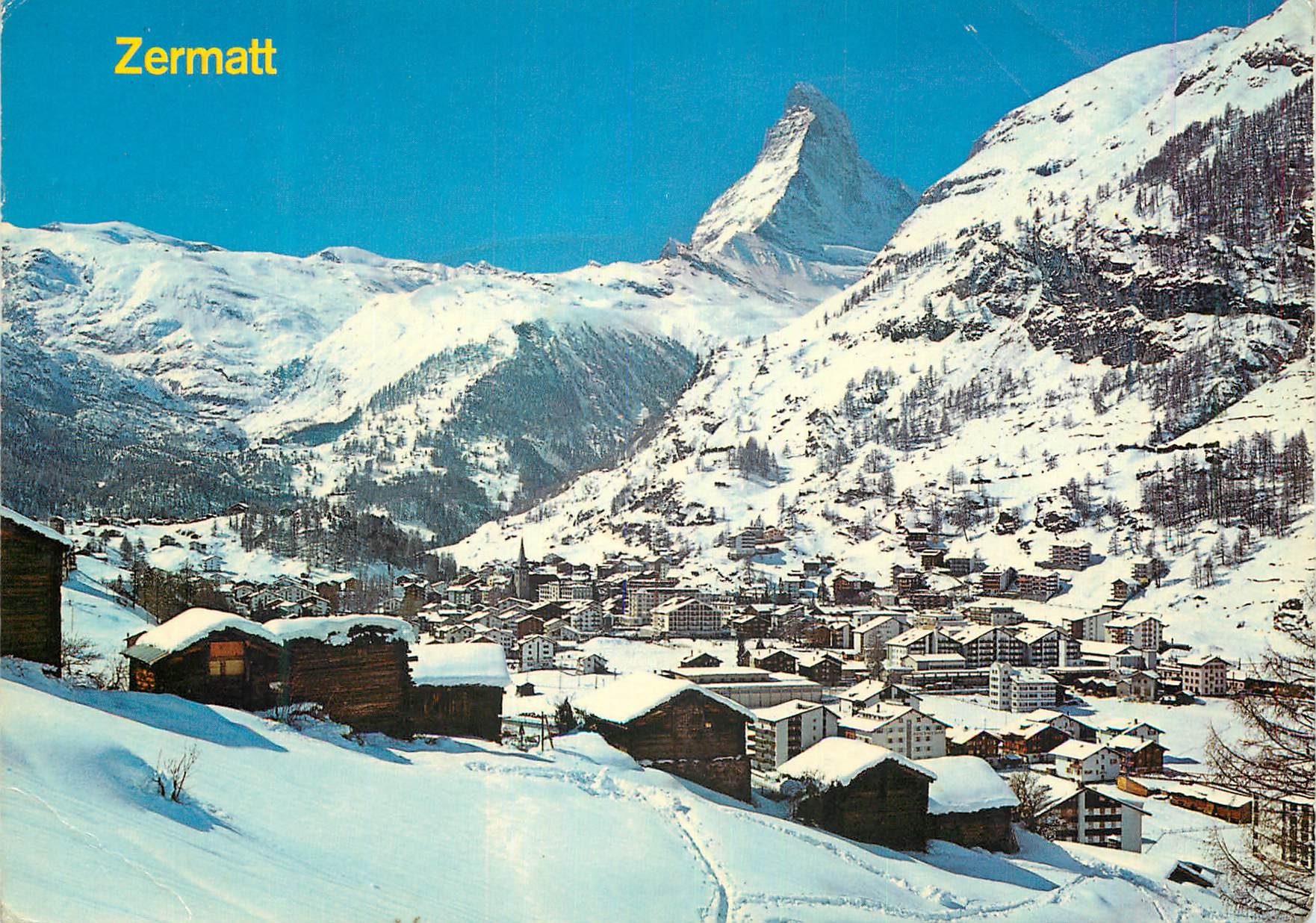 CPM Zermatt Zermatt Matterhorn Mt Cervin Komm mit ins Wallis Zermatt am Matterhorn Ferien Nacher