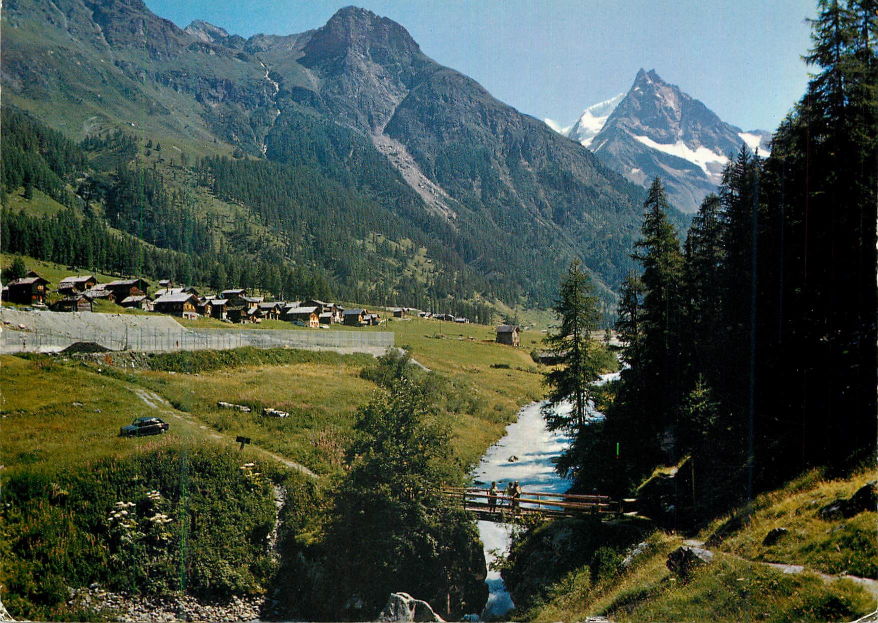 CPM Zinal Val d Anniviers au fond le Besso 