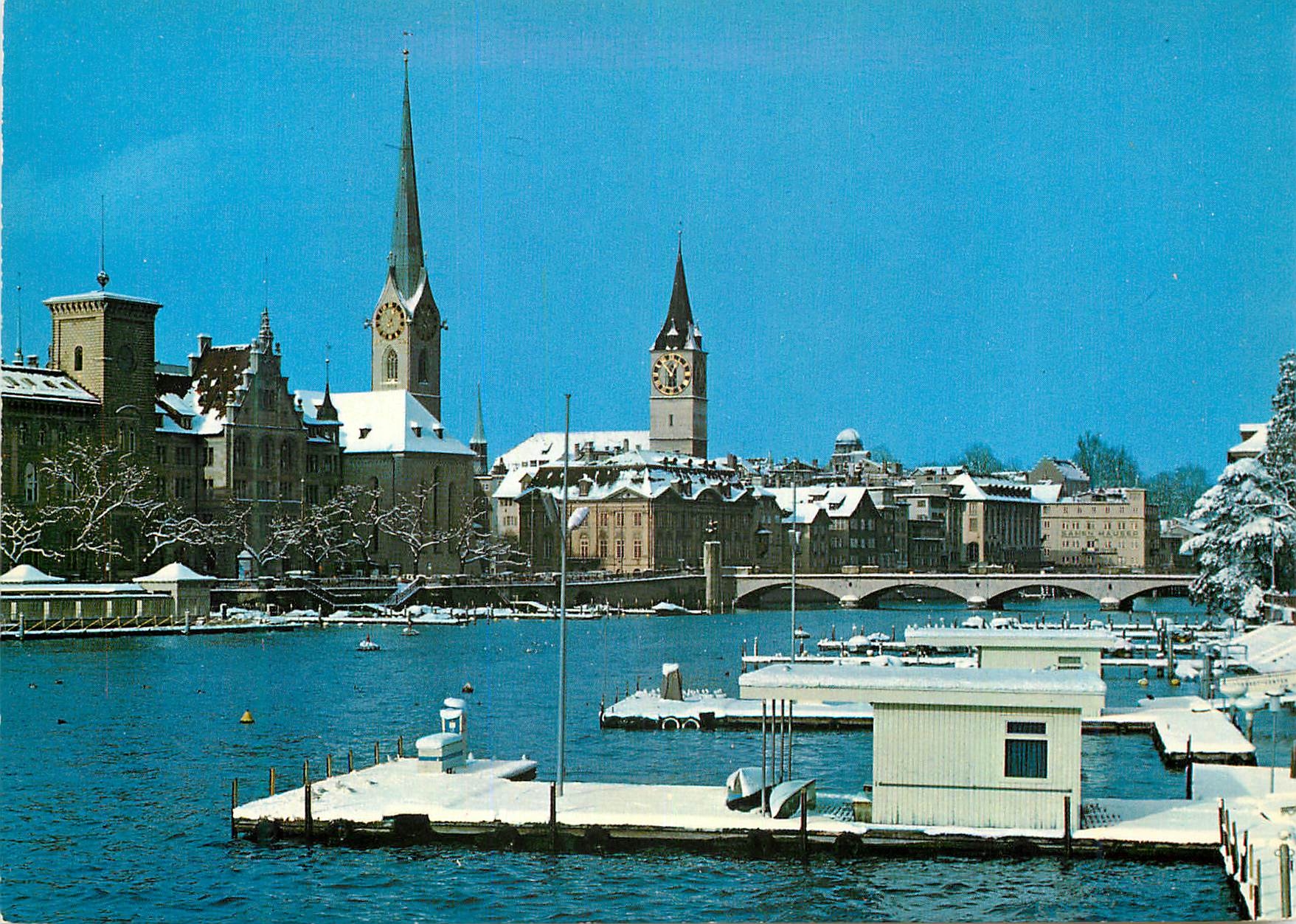CPM Zurich Fraumunster und St Peterskirche