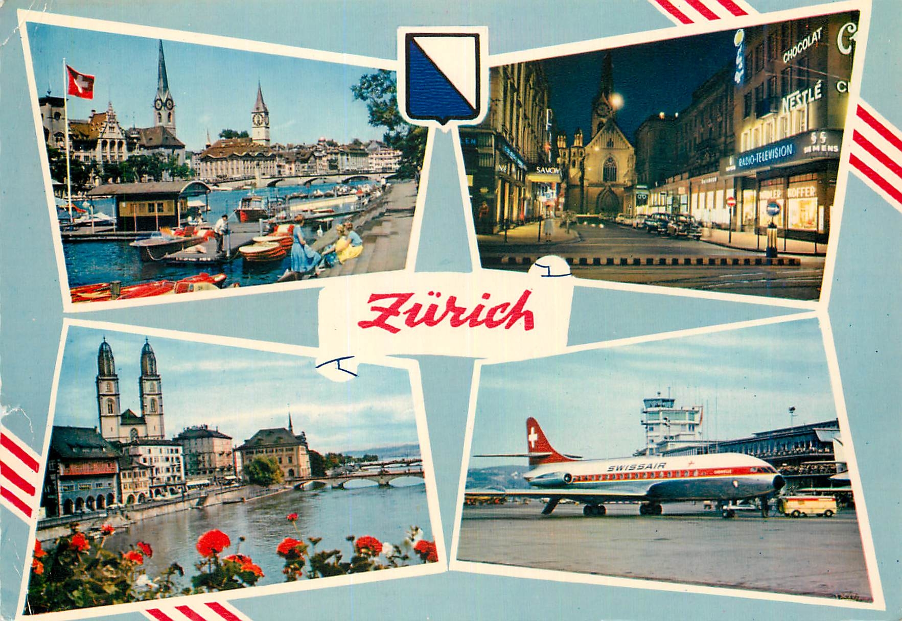 Zurich — vue panoramique — Mexichrome