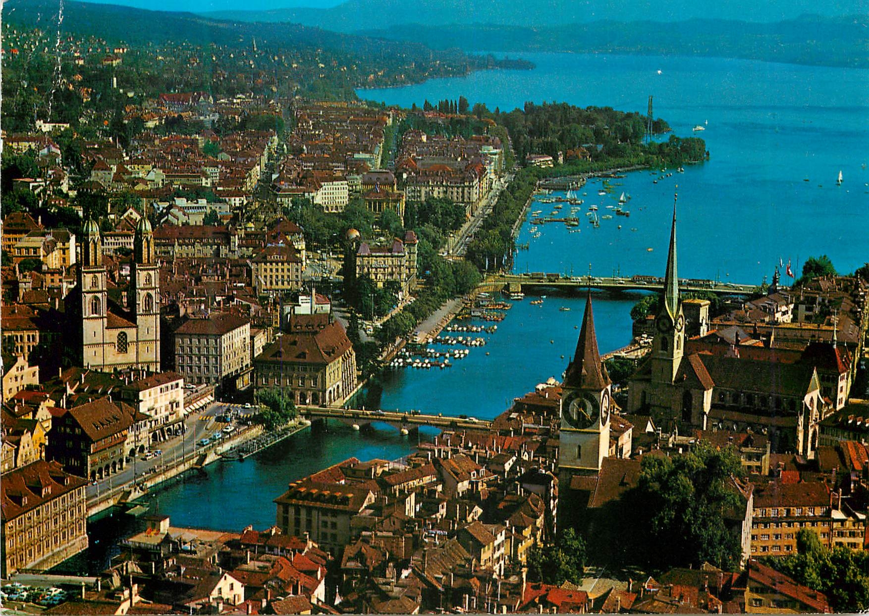 CPM Zurich Photoswissair Verlag Beringer Pampaluchi Zurich