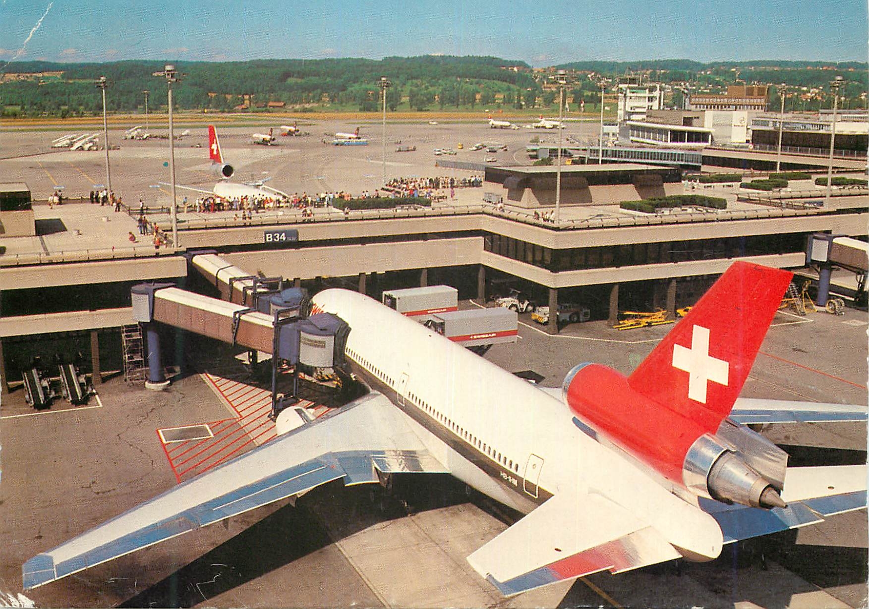 CPM Airport de Zurich Avion