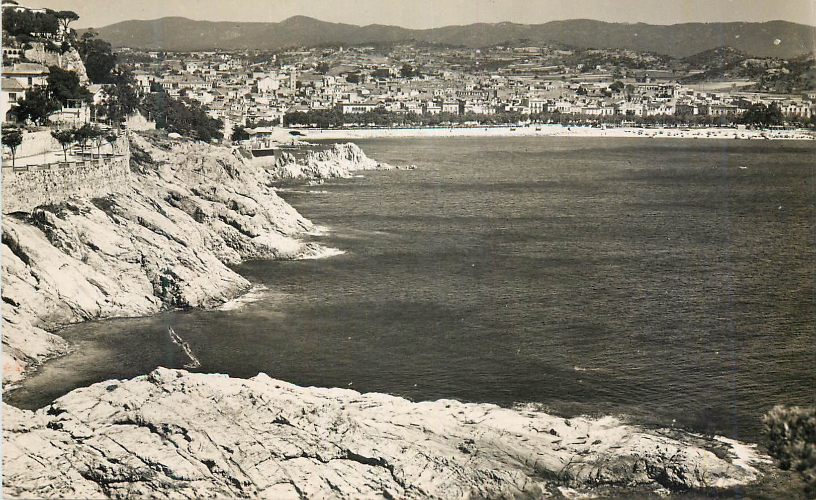 CPM Costa Brava Serie San Feliu de Guixols Vista parcial