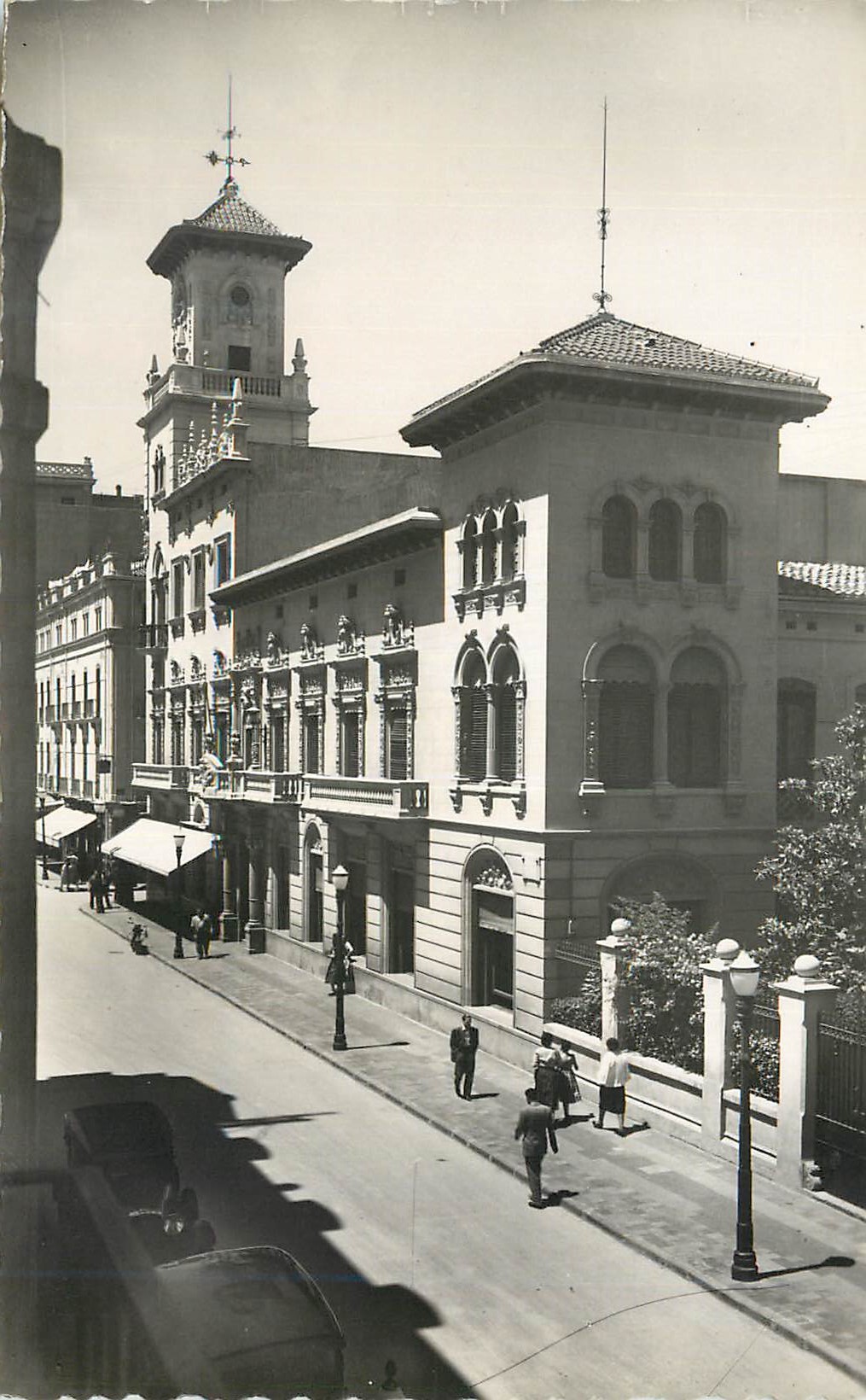 CPM Tarheta Postal Castellon de la Plana Casino Ancien Casino