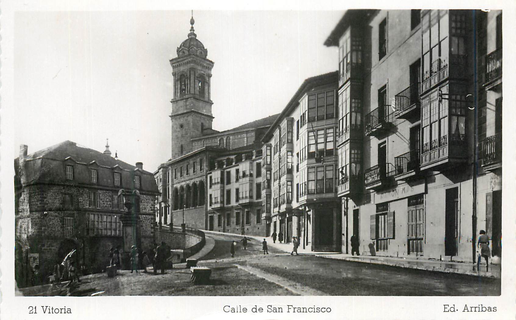 CPM Vitoria Calle de San Francisco Ed Arribas