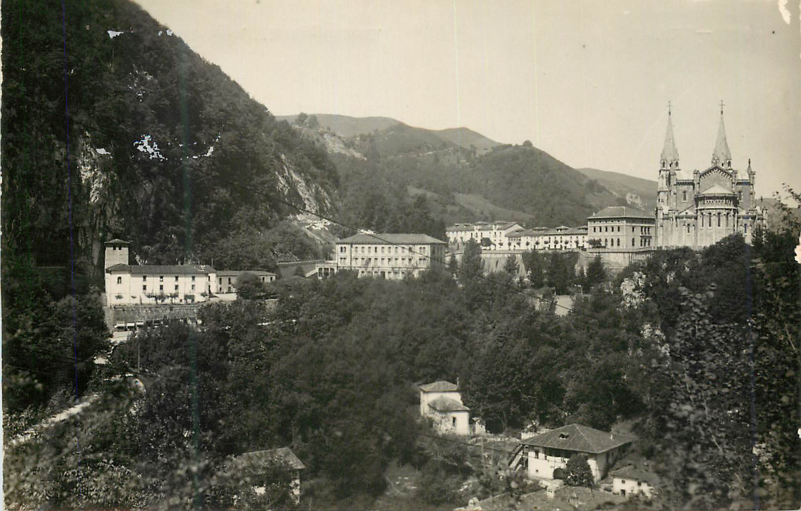 CPM Num Covadonga Vista general Foto Collado Oviedo