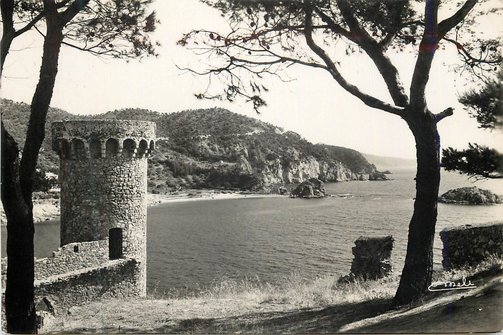 CPM Tossa de Mar Costa Brava Torre d en Joanas Foto Reproduccion prohibida