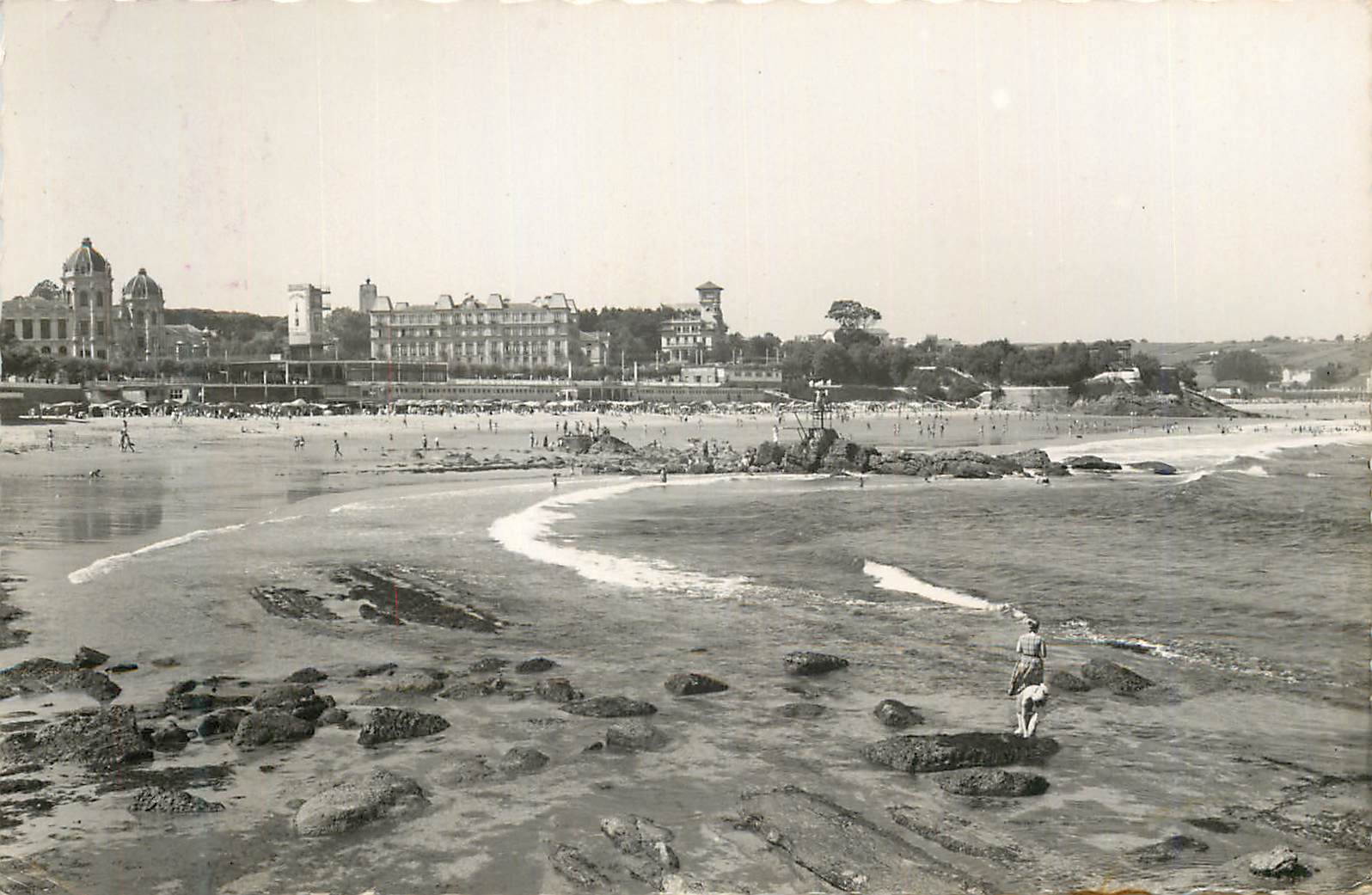 CPM Santander El Sardinero desde el mar La promenade du Sardinier vue des la mer Ediciones Garcia  Garrabella Zaragoza P
