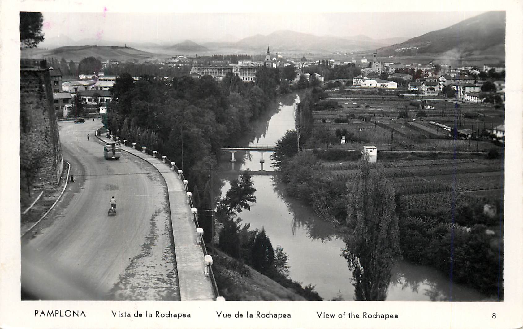 CPM Pamplona Vista de la Rochapea Vue de la Rochapea Pamplona Espana