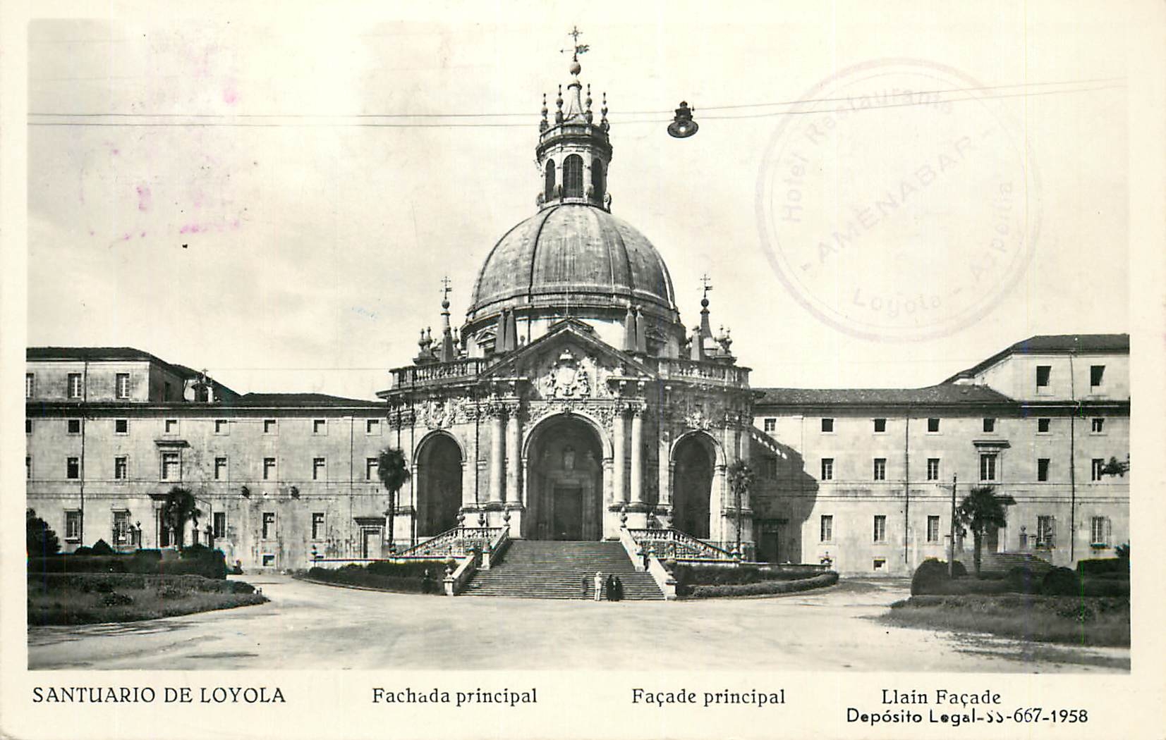 CPM Santuario de Loyola Fachada Principal Facade prinicipal Llain facade Deposito legal