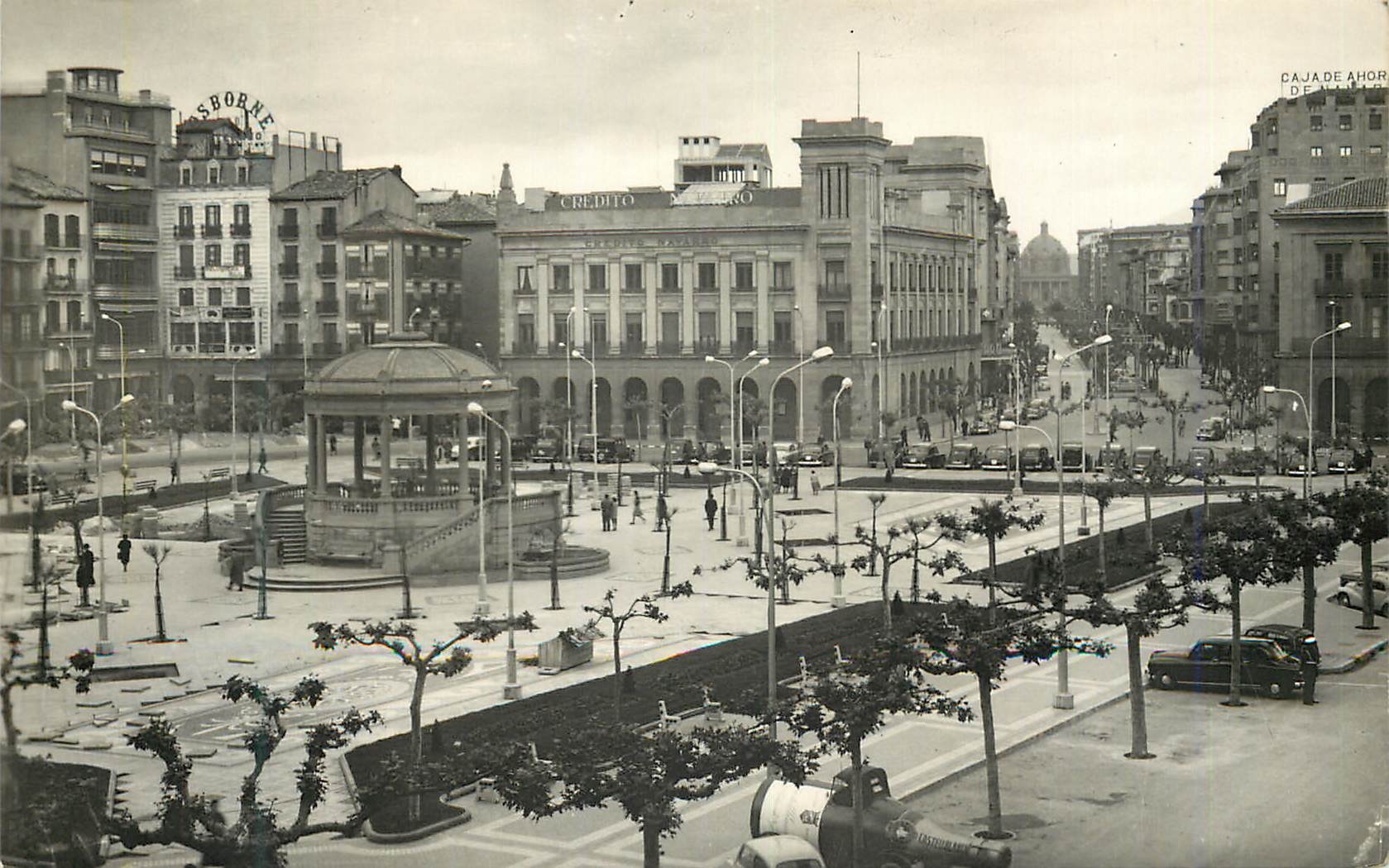 Plaza del Castillo — Pamplona — Postales Vizquero