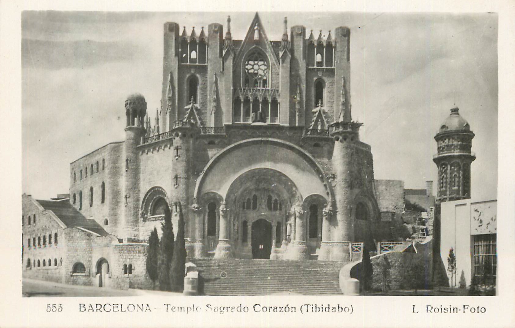 CPM Barcelona Templo Sagredo Corazoa Tibidabo L Roisin Foto