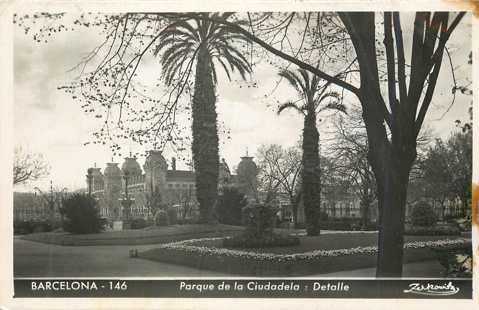 CPM Barcelona Parque de la Ciudadela Detalle 
