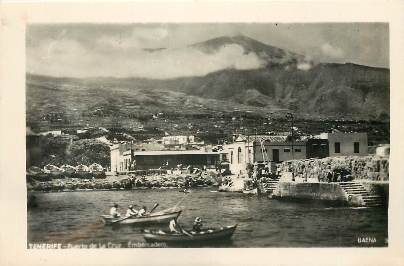 CPM Tenerife Peurto de la Cruz Embarcadere Baena Tarjeta Postal