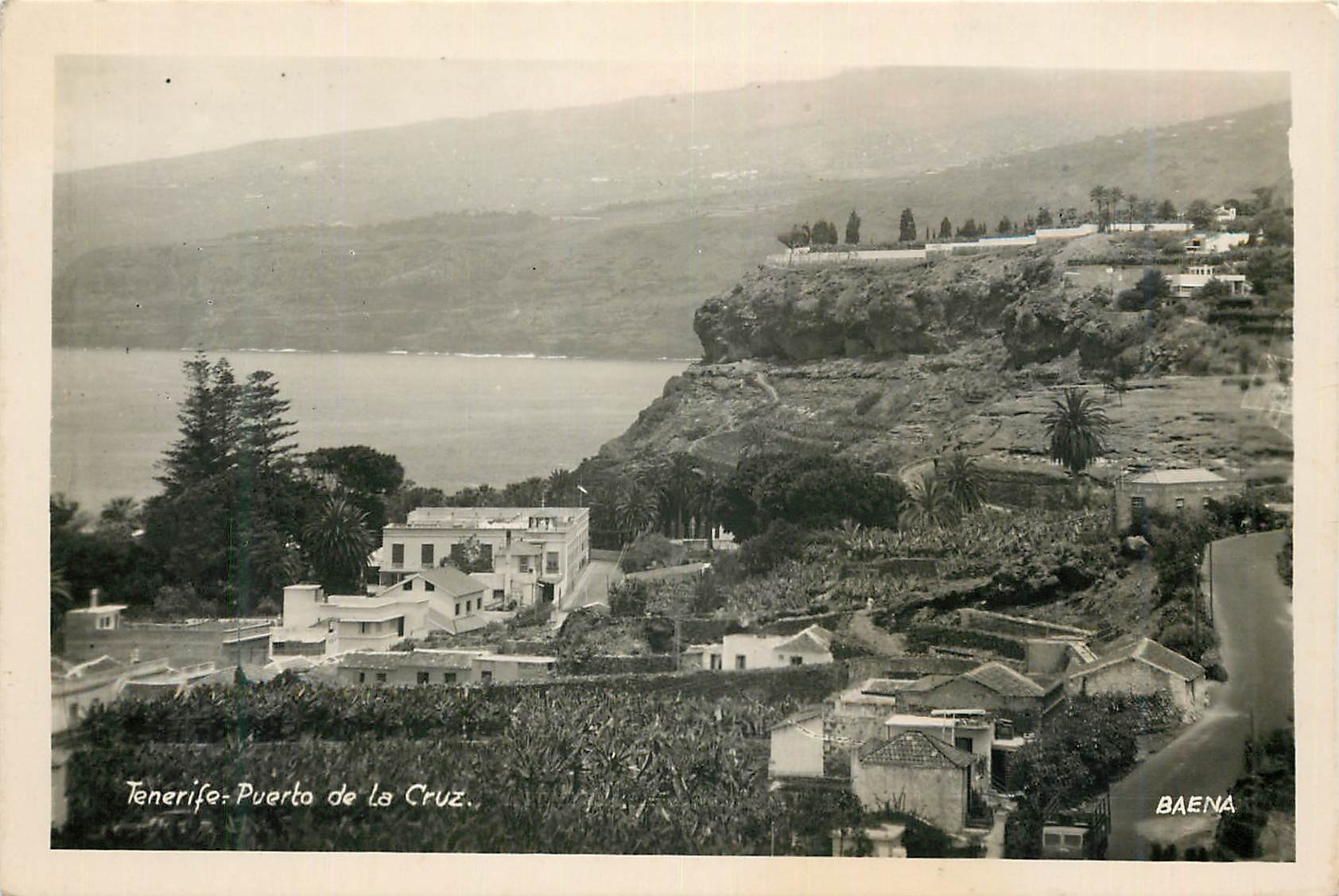 CPM Tenerife Puerto de la Cruz Baena Tarjeta Postal