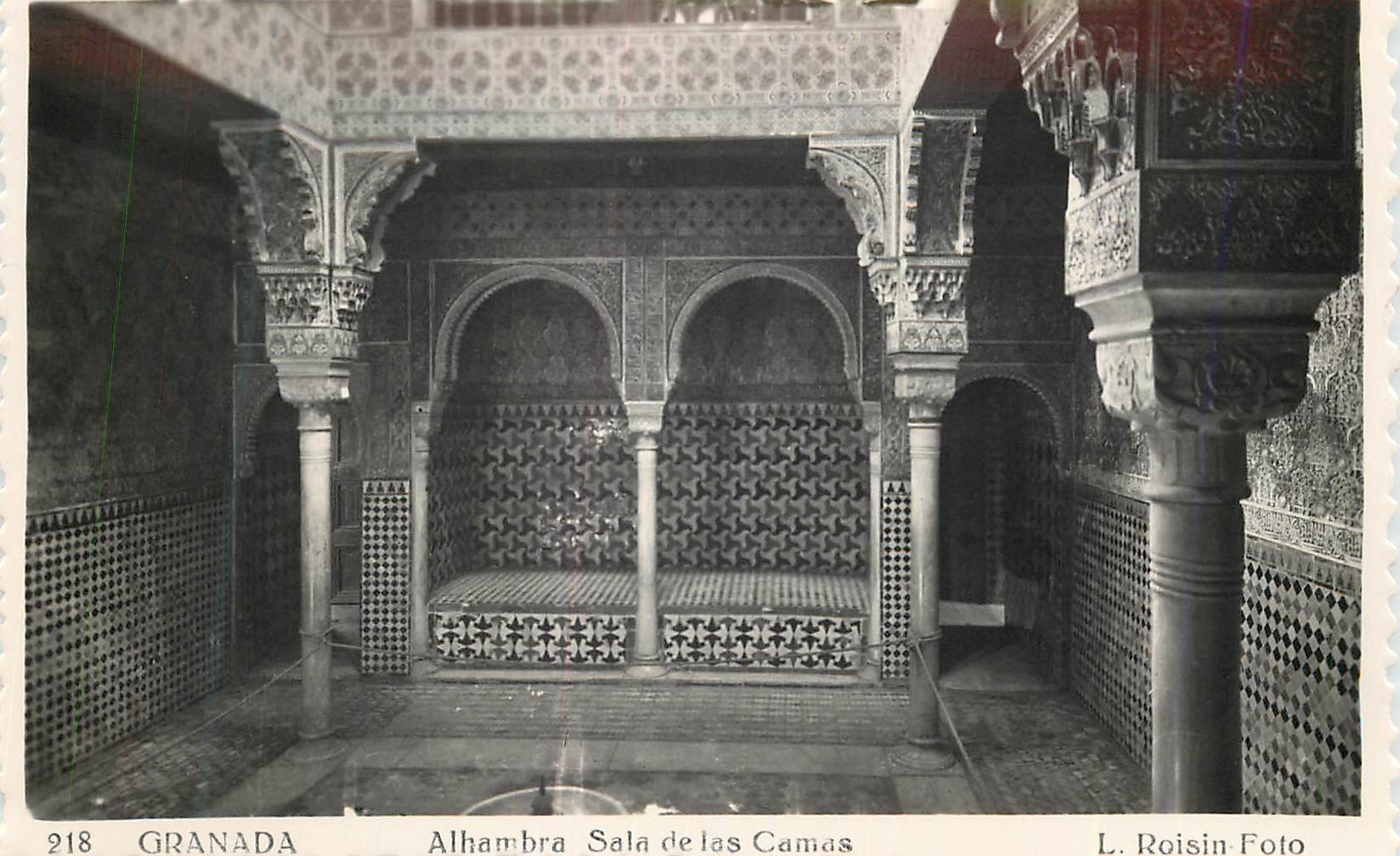 CPM Granada Alhambra Sala de las Camas L Roisin Foto