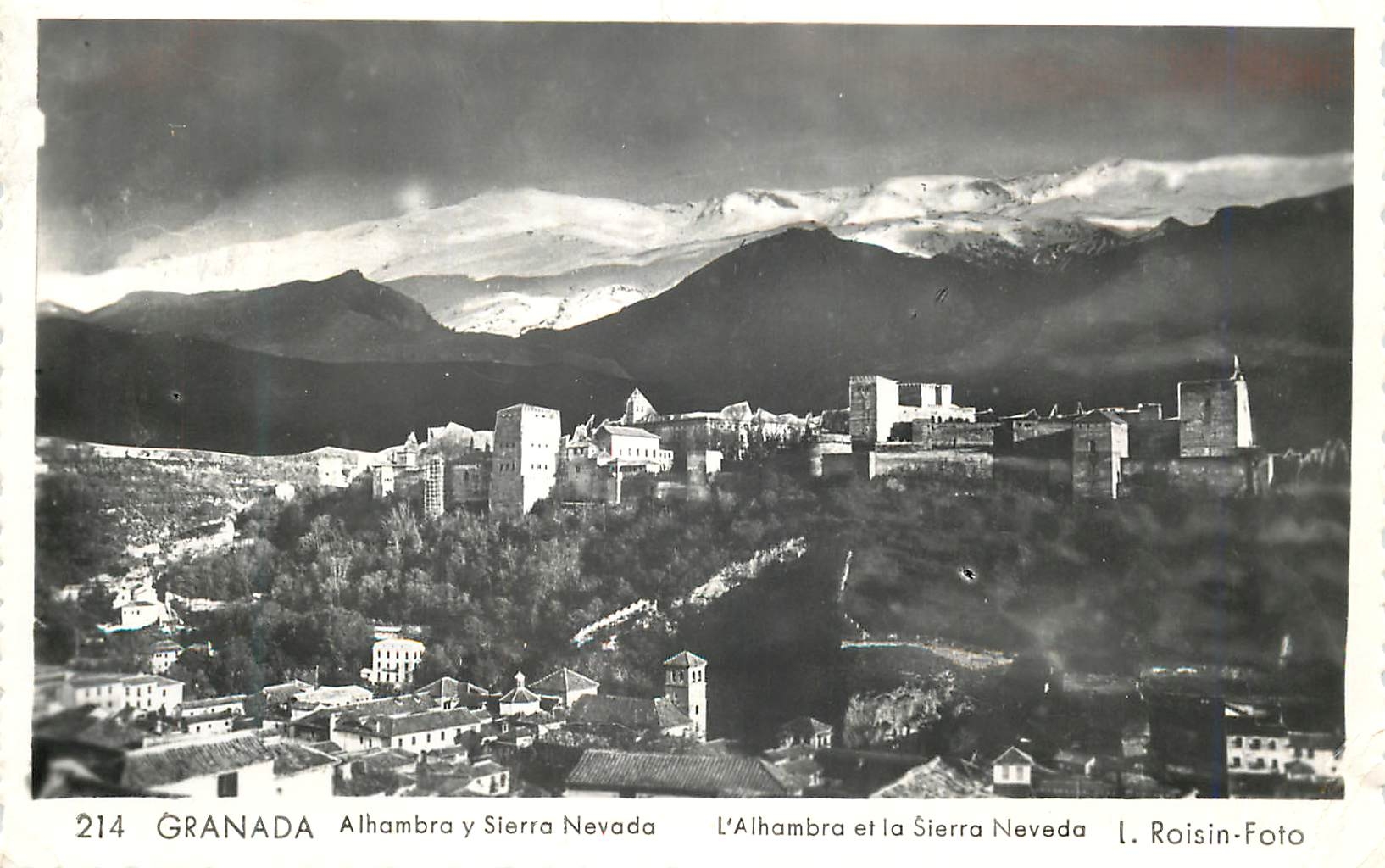 Granada — L'Alhambra et la Sierra Nevada — L. Roisin-Foto, n°214