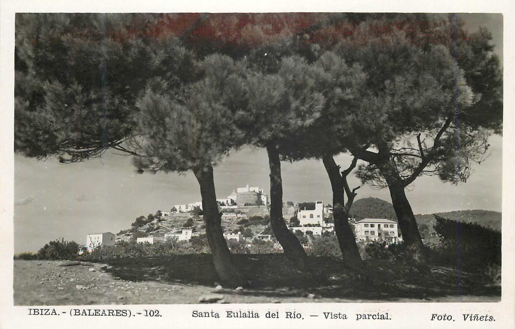 CPM Ibiza Baleares Santa Eulala del Rio Vista parcial Foto Vinets