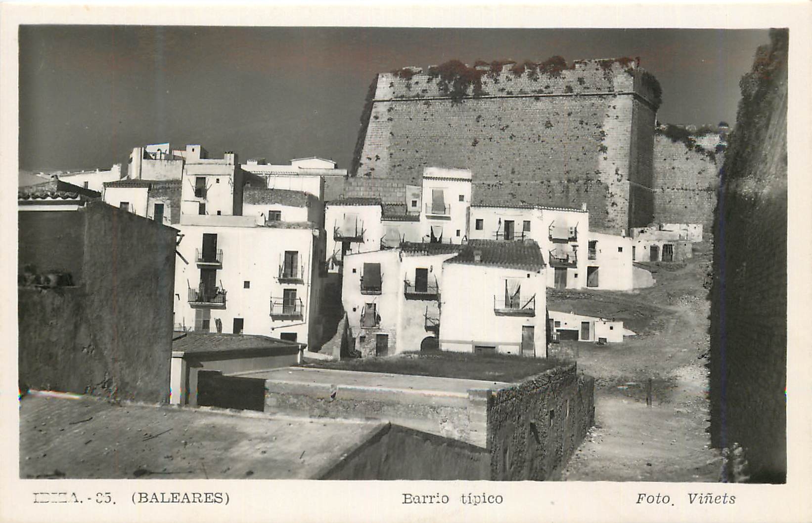 CPM Ibiza Baleares Barrio tipico Foto Vinets