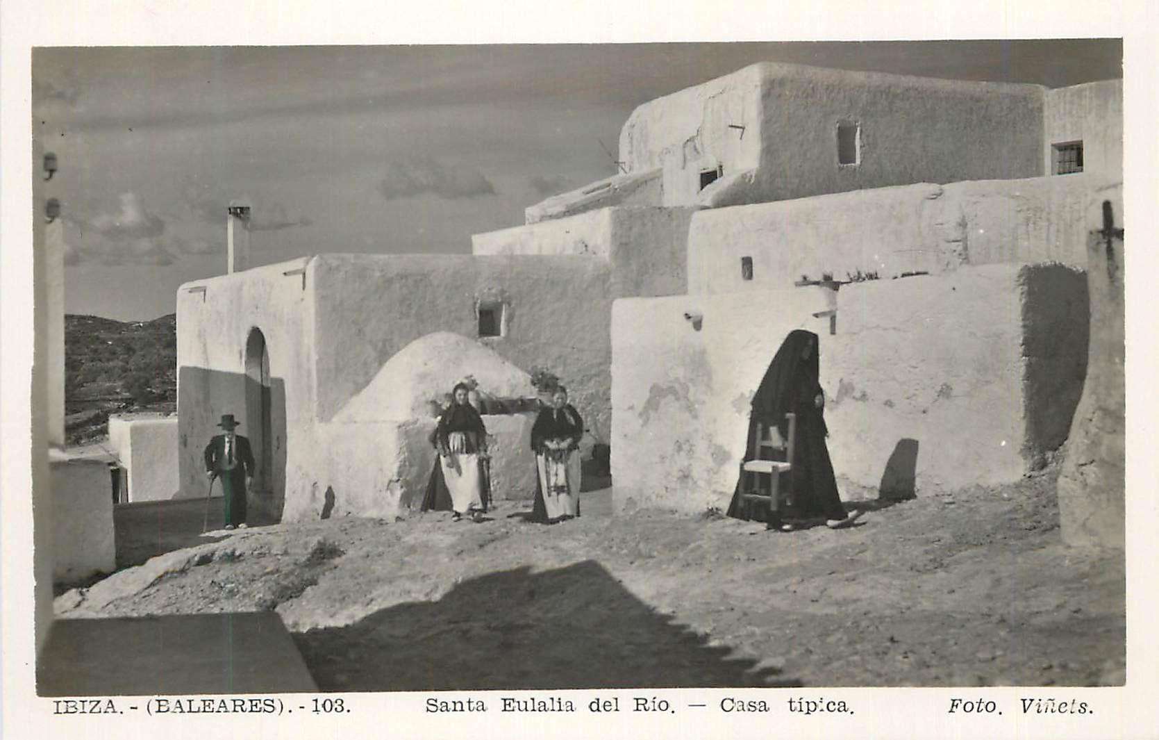 CPM Ibiza Baleares Santa Eulalia del Rio Casa tipica Foto Vinets