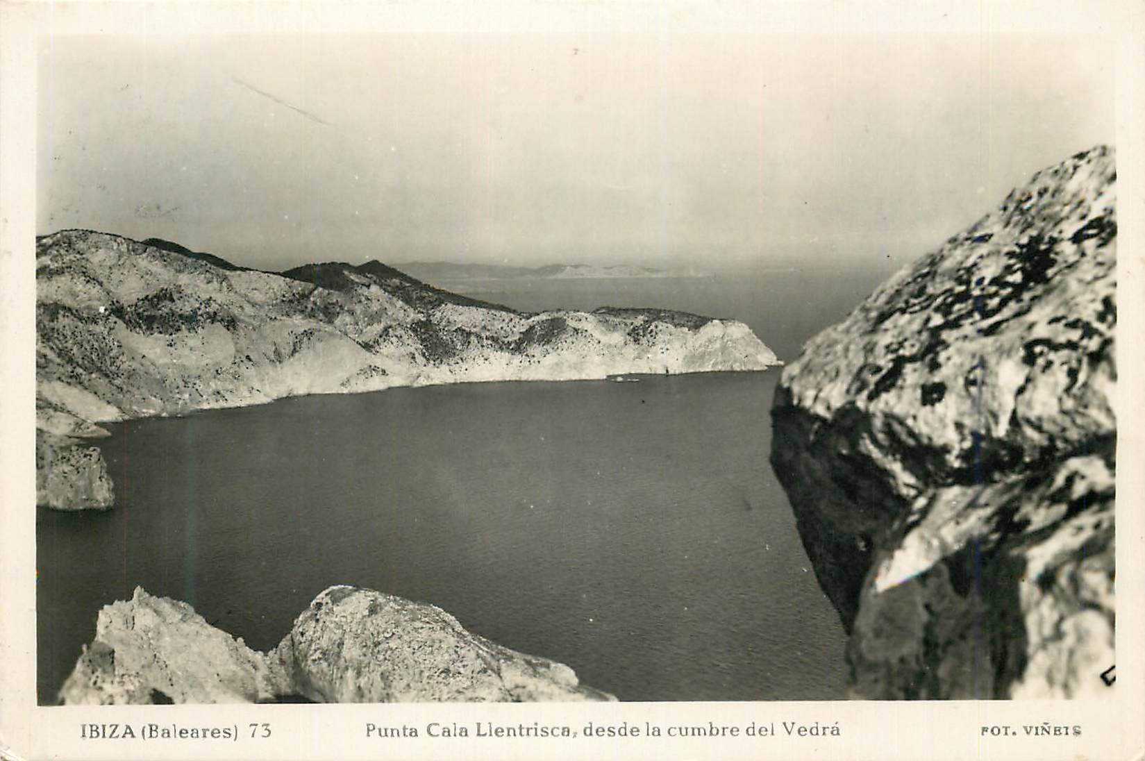 CPM Ibiza Baleares Punta Cala Lientrisca desde la cumbre del Vedra Fot Vinets Fot Vinets Ibiza Reproduccion la prohibida