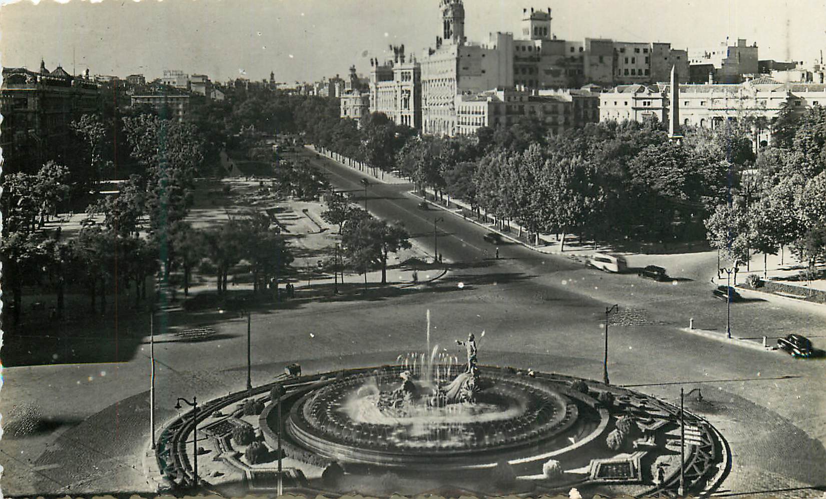 Plaza de Cánovas del Castillo — Paseo del Prado — Postales Bea
