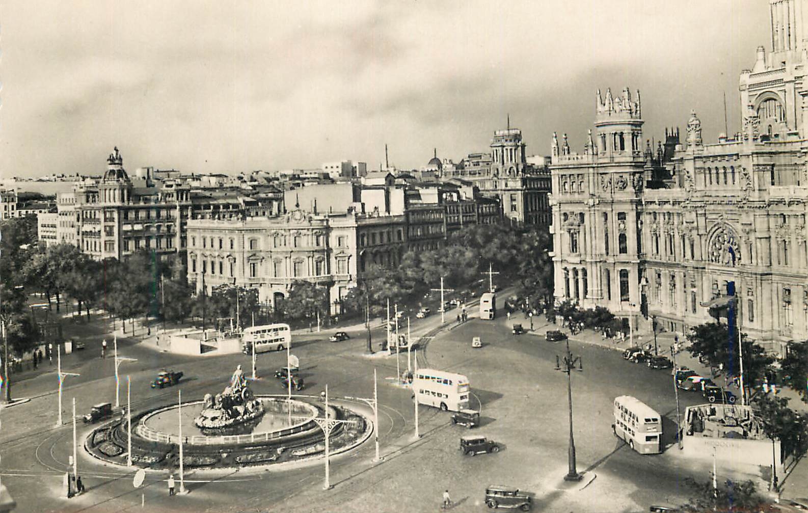 CPM Madrid Plaza de la Cibeles Postales Bea Pep Madrid Prohibida la reproduccion