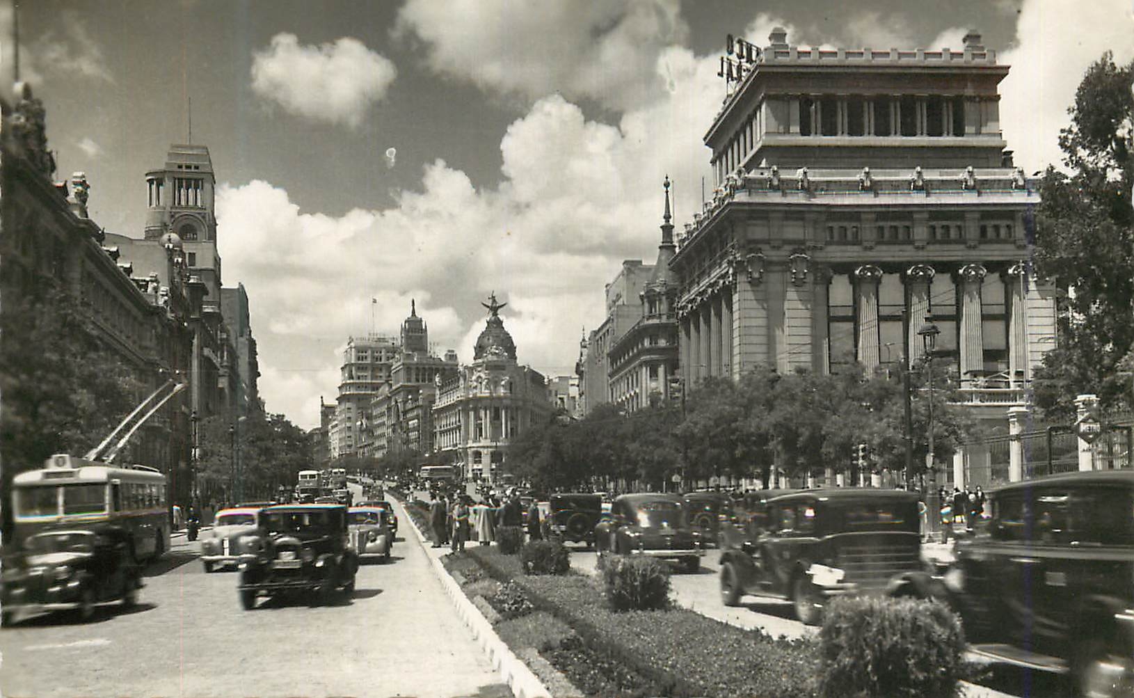 Madrid — Calle de Alcalá — vue partielle — Éditions García Garrabella