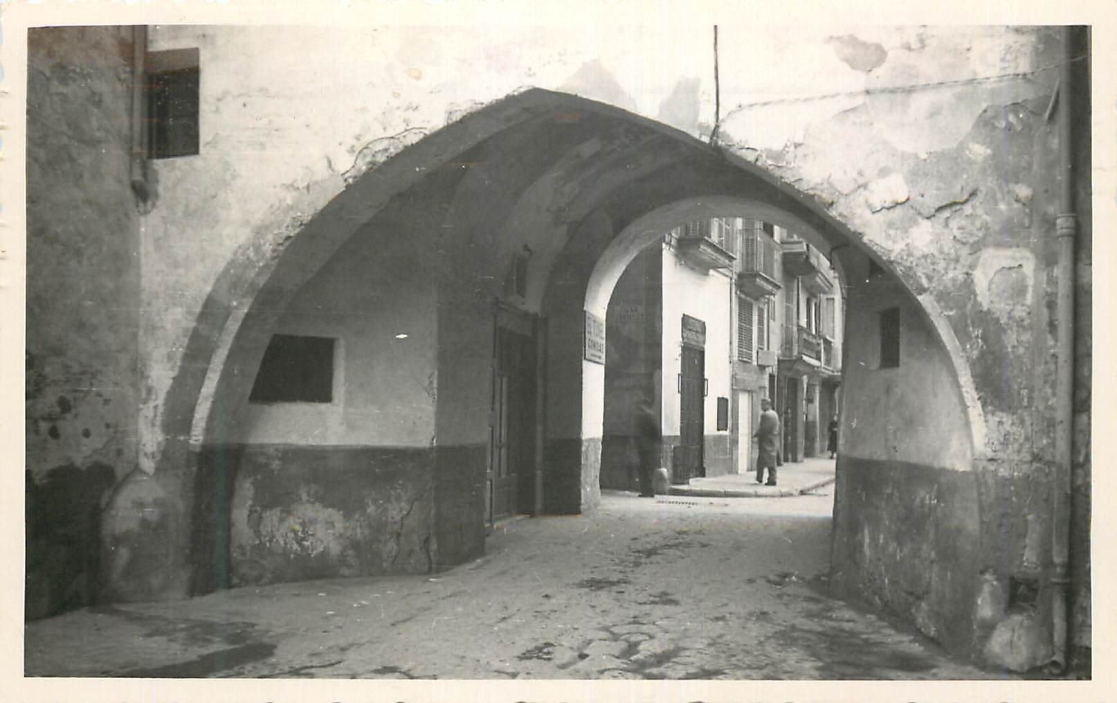 CPM Calle Tipica Palma de Mallorca Fotografia original Tarjeta Postal Foto Balera A Hausmann Palma Reproduccion prohibid