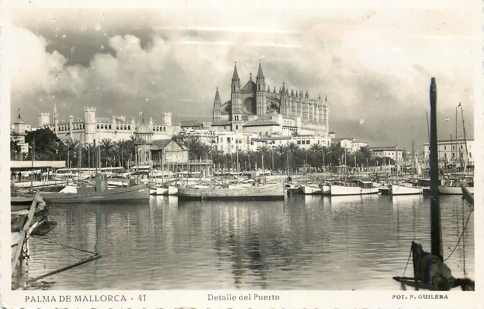 CPM Palma de Mallorca Detaille del Puerto Fot P Guilera Palma Mallorca