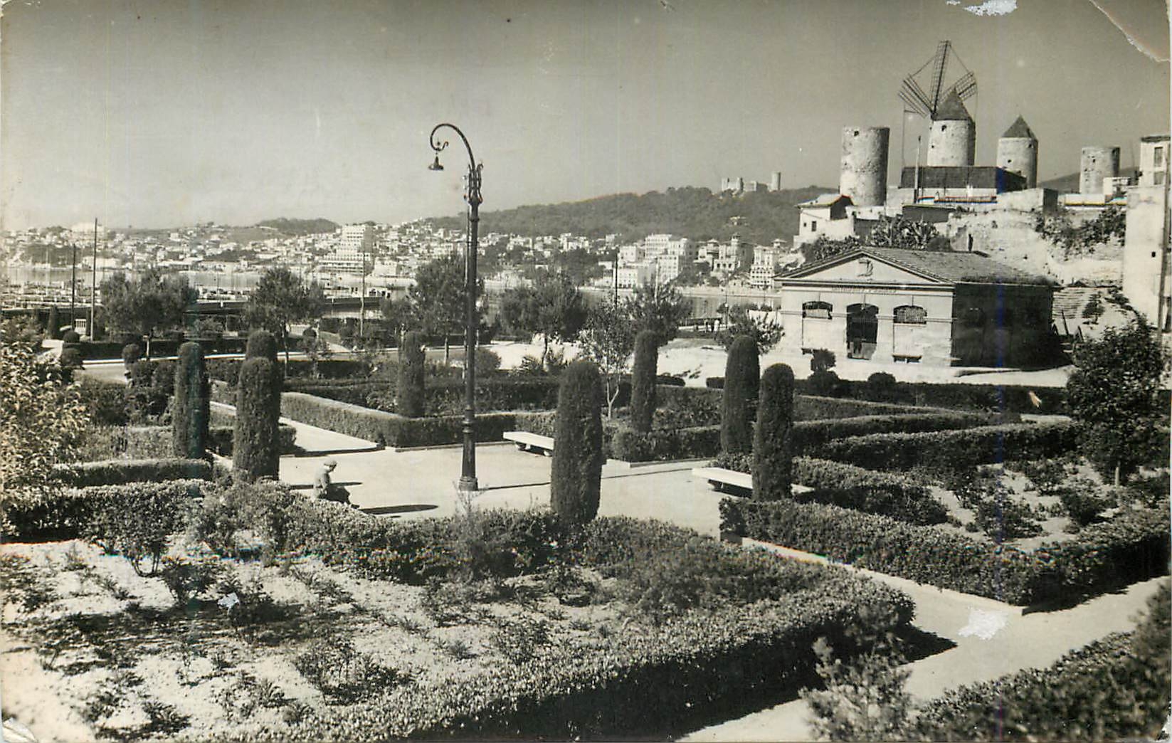 CPA Mallorca Palma de Mallorca Jardines de Palma Deposito Legal Tarjeta Postal 11 Ene 52 12M
