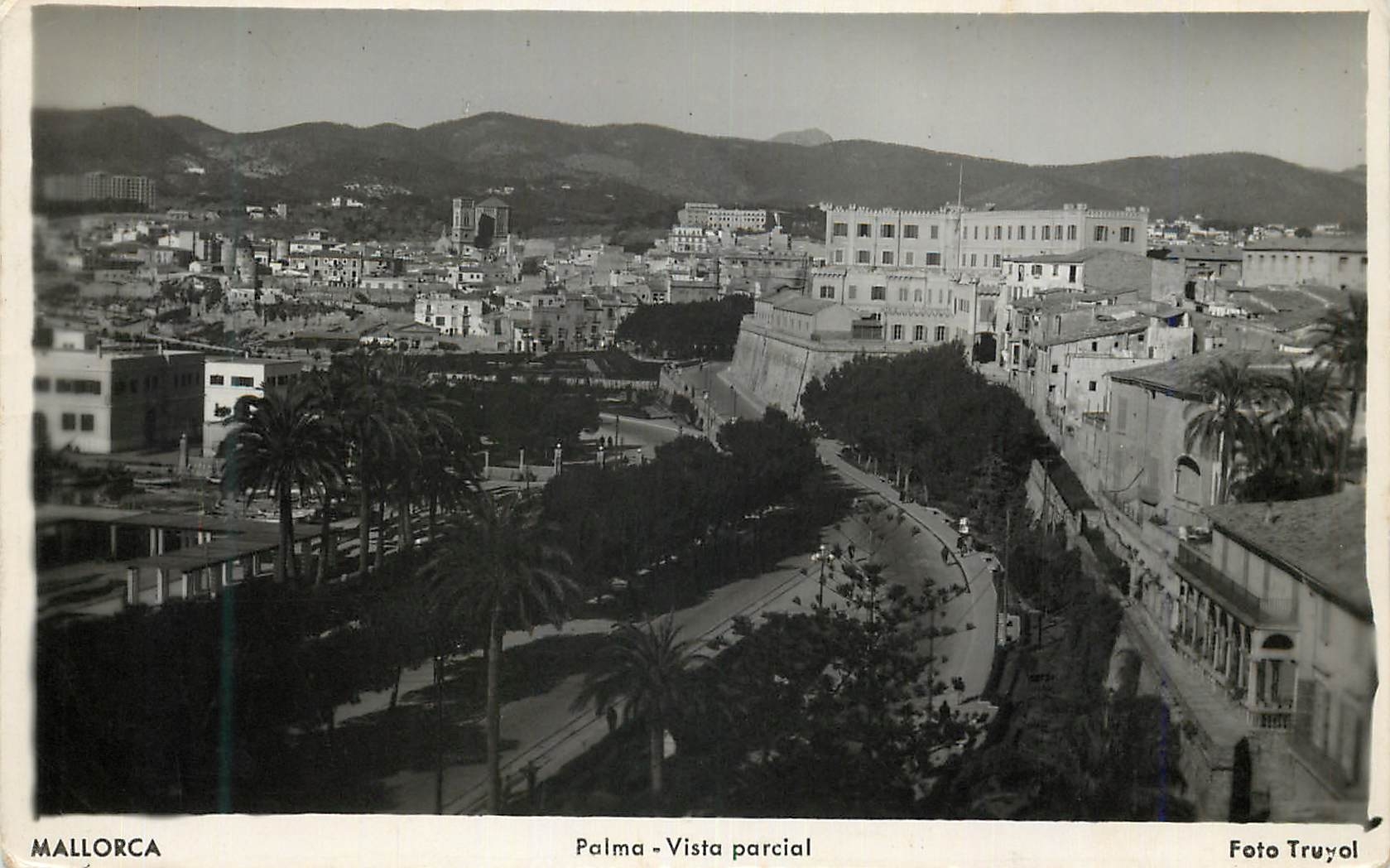 CPA Mallorca Palma Vista parcial Foto Truyol Ediciones Truyol Prohibida la reproduccion
