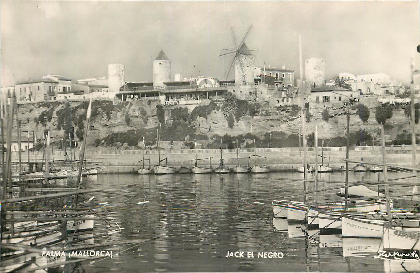 CPA Palma Mallorca Jack el Negro Distribution V Rotger Mesquida Palma Talleres A Zerkowitz Fotografo Barcelona
