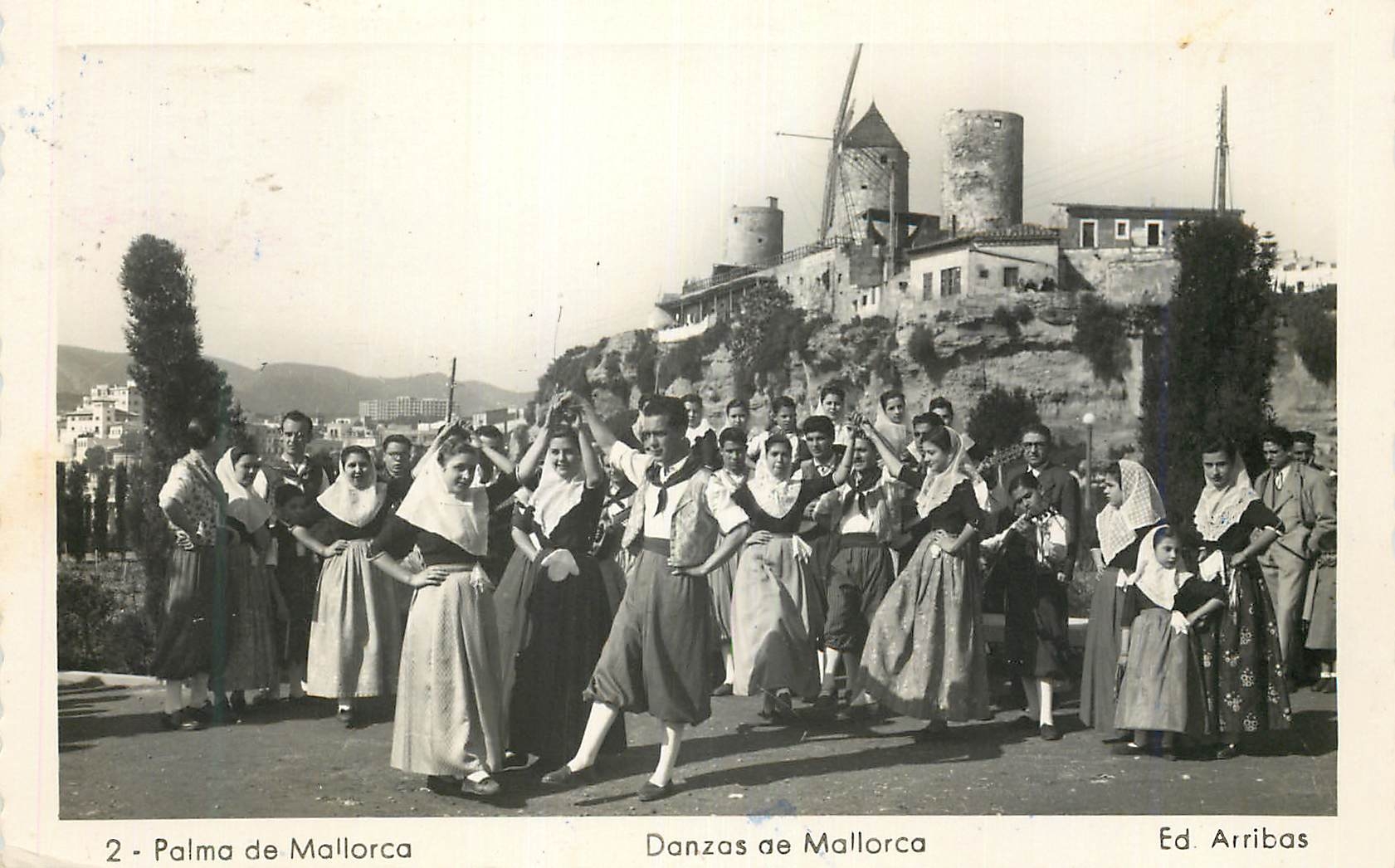 CPA Palma de Mallorca Danzas de Mallorca Ed Arribas Tarjeta Postal