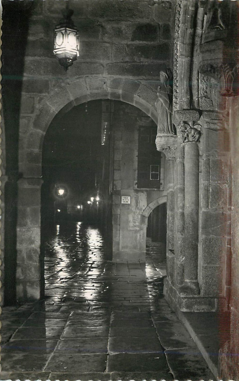 CPA Santiago de Compostela Rue nueva