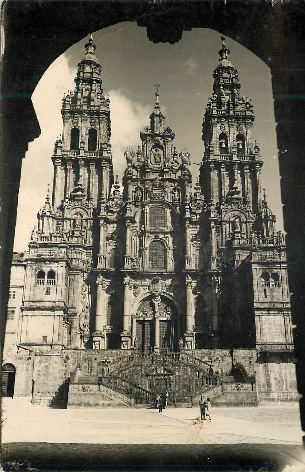 CPA Santiago de Compostela Catedral Cathedrale Cathedral Fachada el Obradoiro Facade del Obradoiro Ediciones Artigot Zar