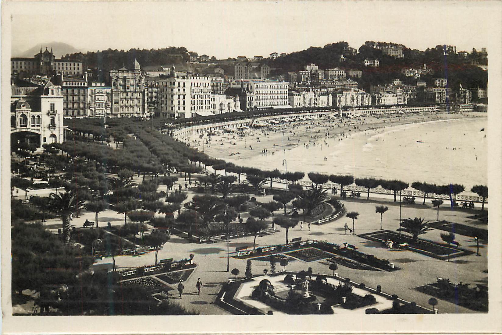 San Sebastián — Plage de la Concha et promenade — Photo Galarza n°24
