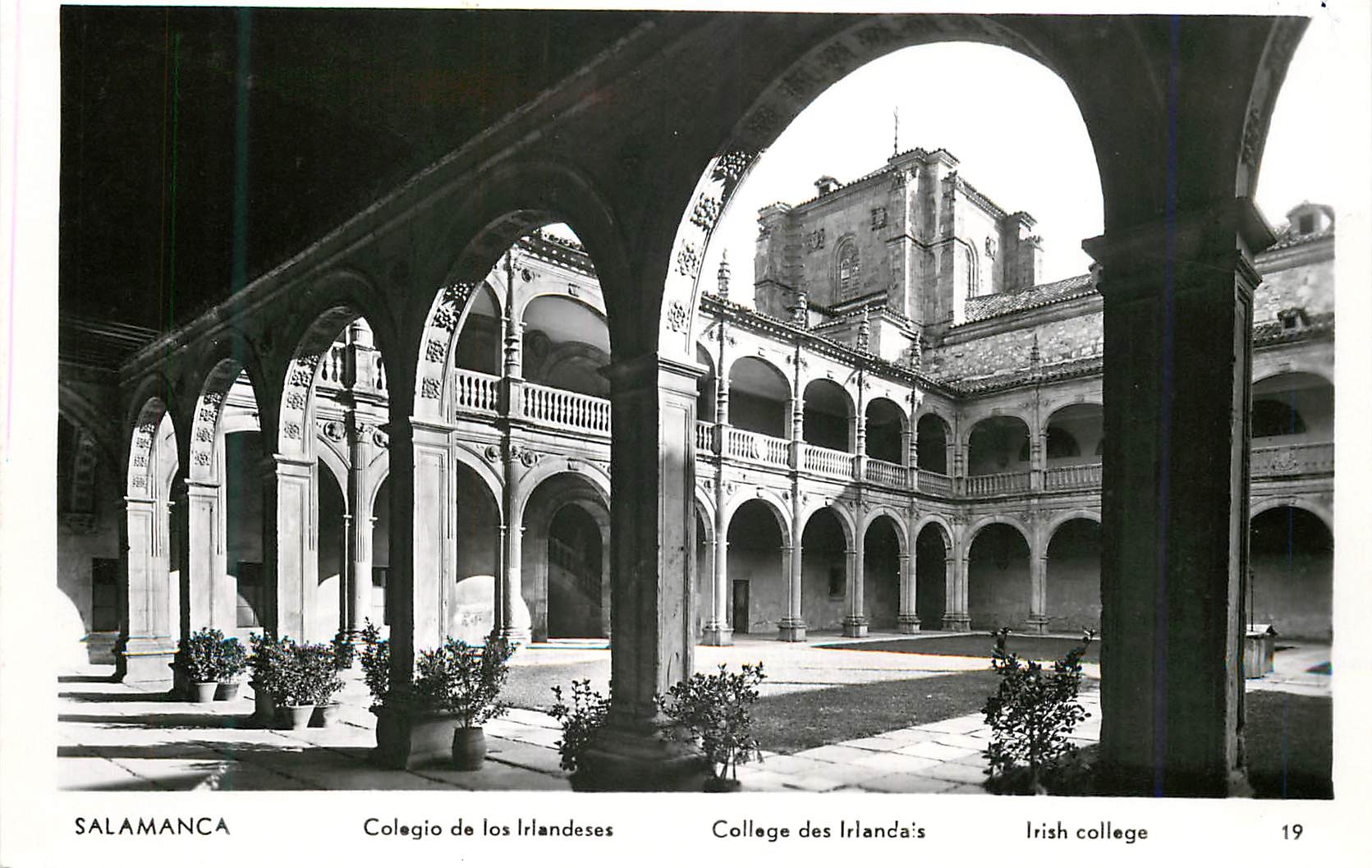 CPA Salamanca Colegio de los Irlandeses College des Irlandais Manipel Rtro