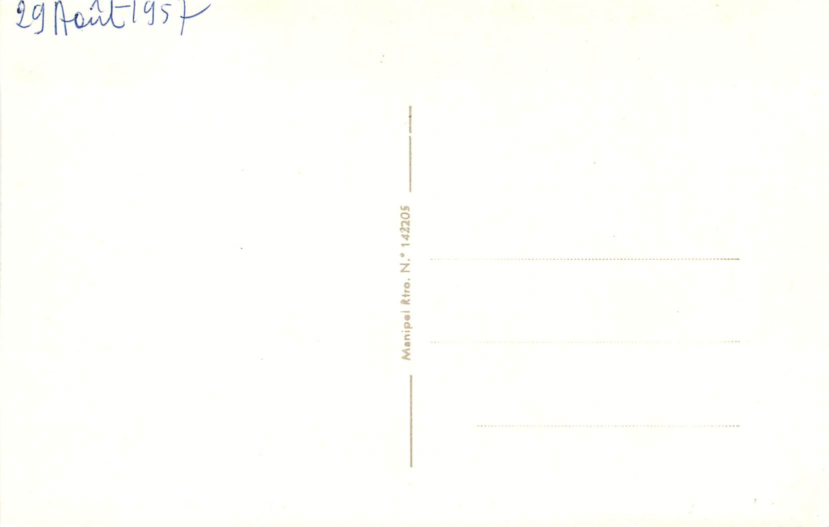 CPA Salamanca Colegio de los Irlandeses College des Irlandais Manipel Rtro — Verso