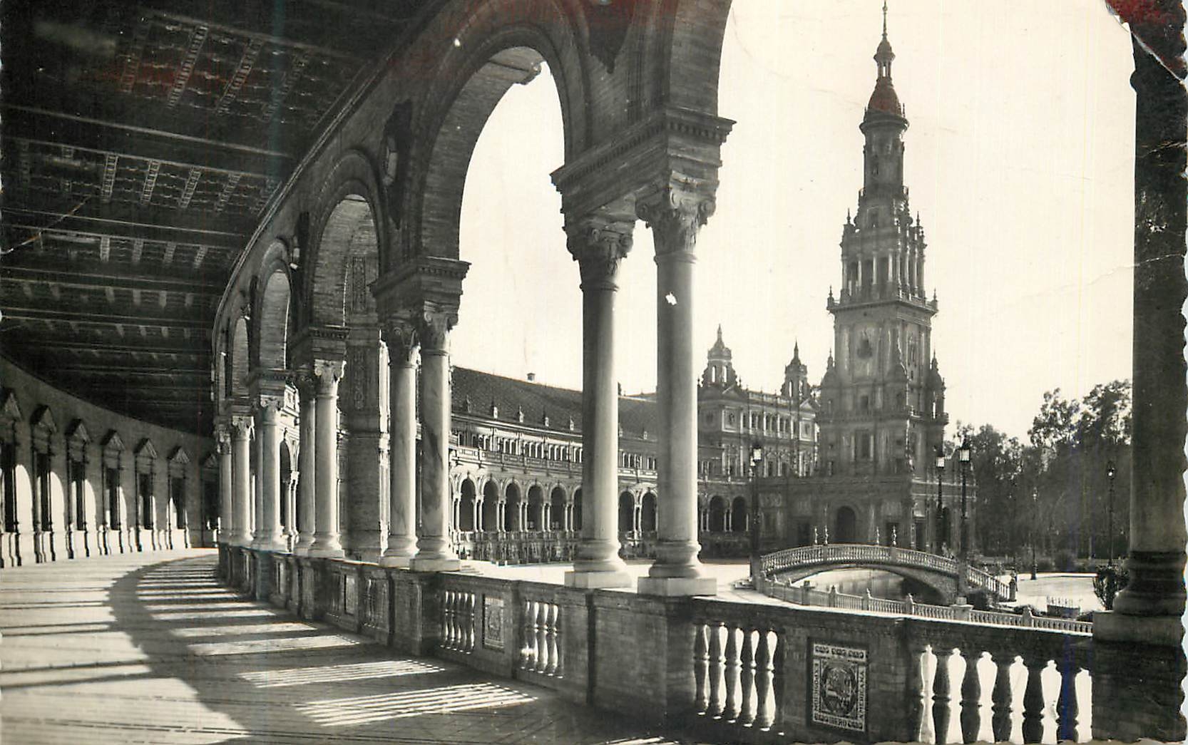 CPM Sevilla de Espana Galerias Place de l Espagnes Galerie Heliotipia Artistica Espanola Madrid
