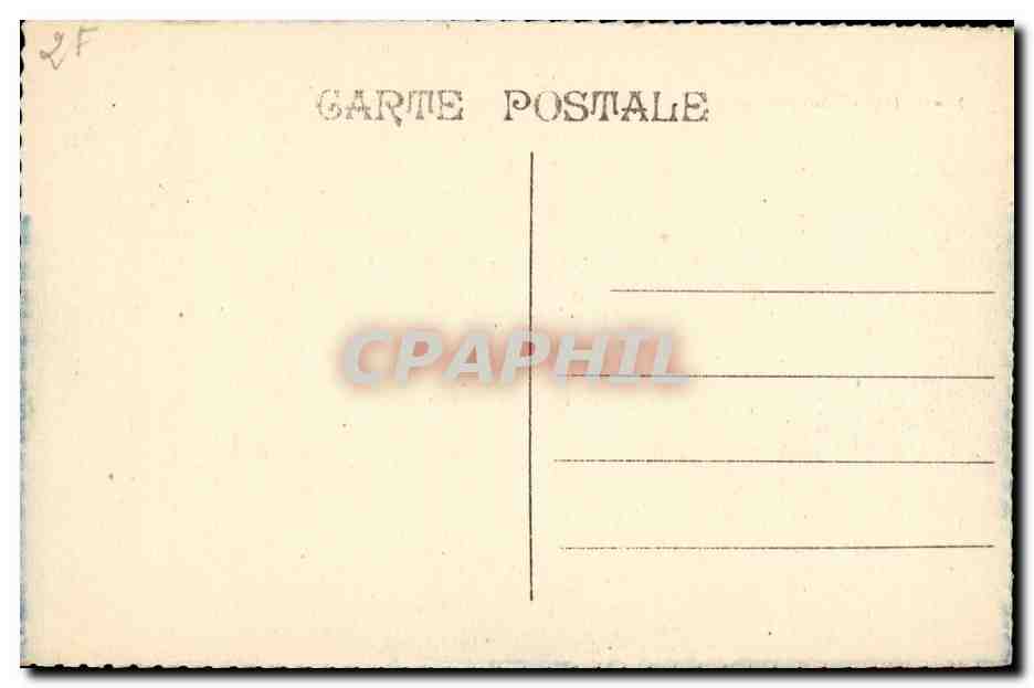 Marseille CPA Fontaine Cantini  — Rückseite