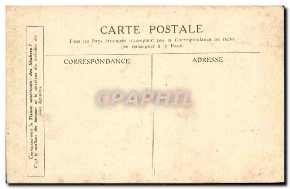 CPA Rouget de l'ISle chantant la MArseillaise chez Dietrich maire de Strasbourg — Rückseite