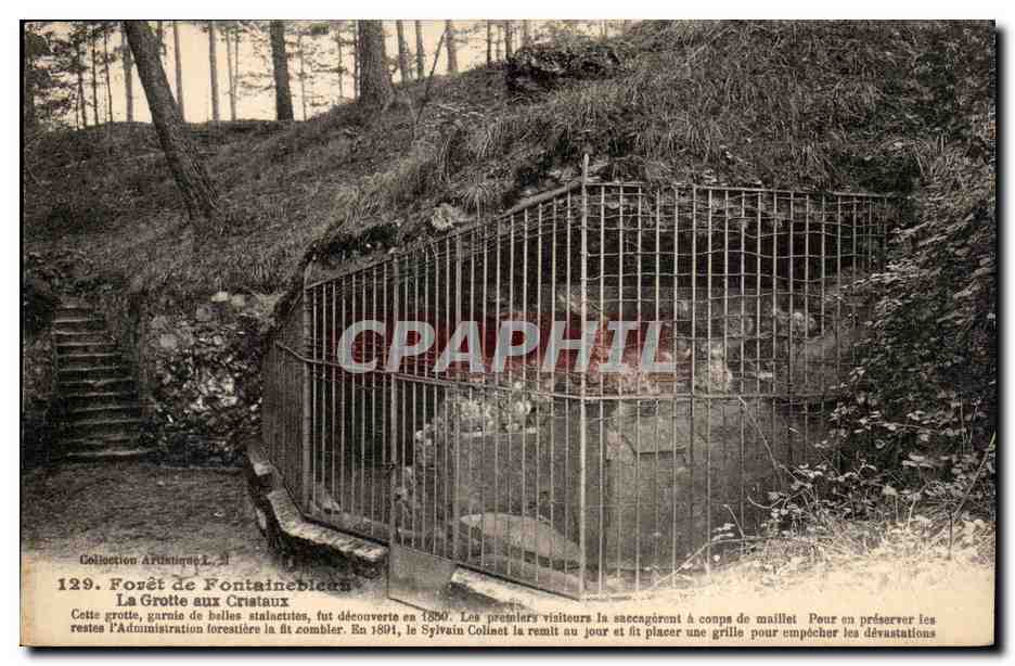 La Grotta dei Cristalli — Fontainebleau — Collezione Artistica L. A. n°129